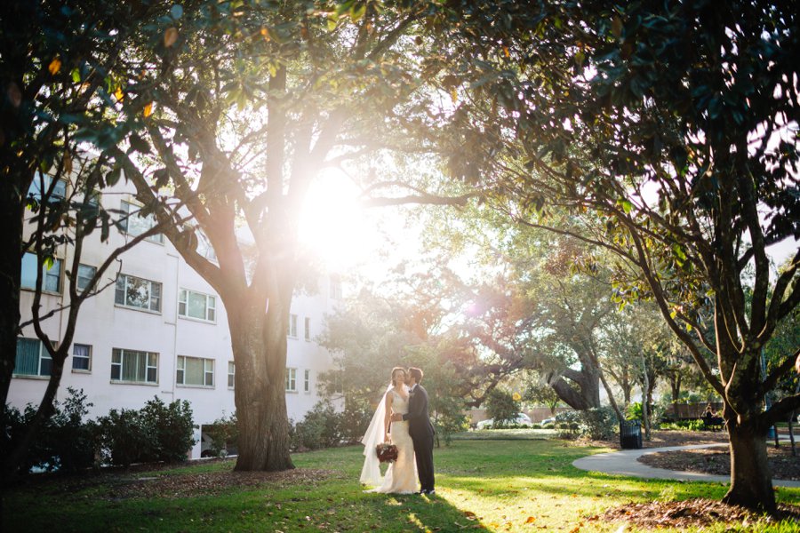 An Elegant Deep Red and Blue Central Florida Wedding via TheELD.com