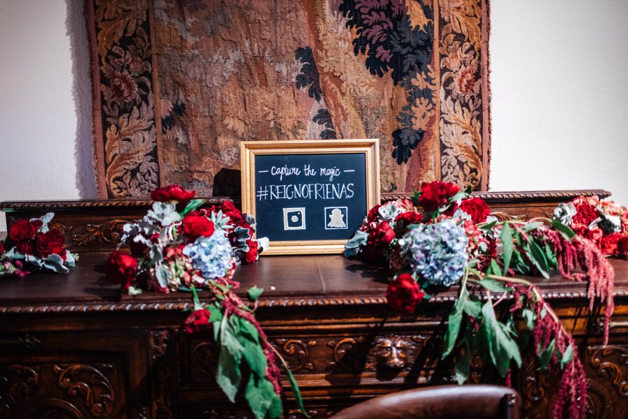 An Elegant Deep Red and Blue Central Florida Wedding via TheELD.com