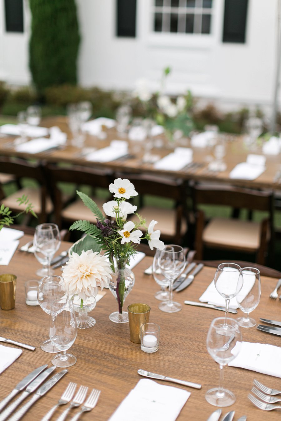 Green and White Classic Organic Seattle Wedding via TheELD.com