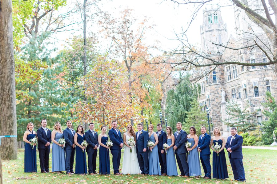 An Eclectic Blue & White Pennsylvania Wedding via TheELD.com