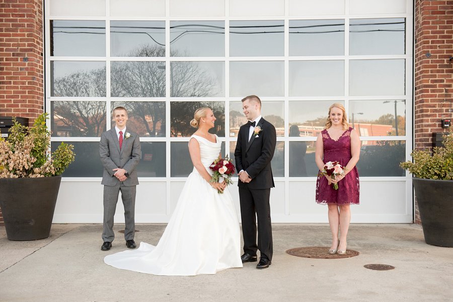 A Southern Pink & Red North Carolina Wedding via TheELD.com