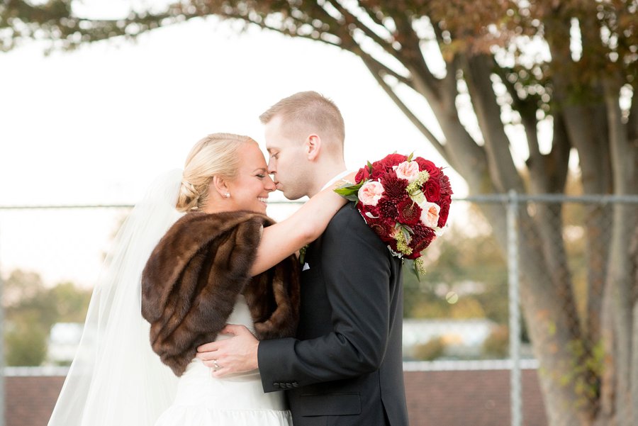 A Southern Pink & Red North Carolina Wedding via TheELD.com