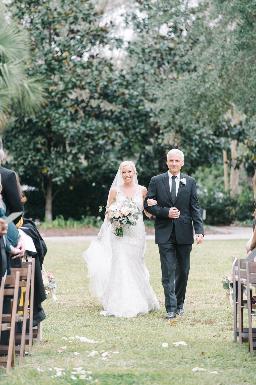 A White and Teal Southern Charleston Wedding via TheELD.com