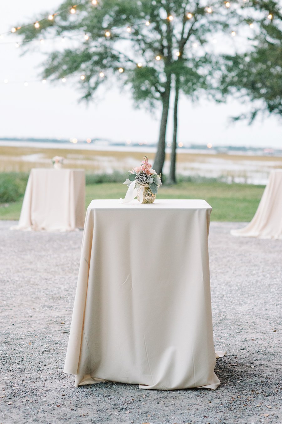 A White and Teal Southern Charleston Wedding via TheELD.com