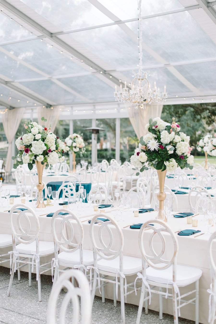 A White and Teal Southern Charleston Wedding via TheELD.com