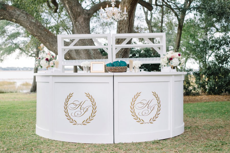 A White and Teal Southern Charleston Wedding via TheELD.com