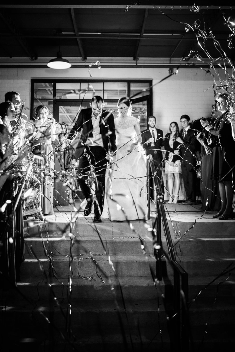 A Burgundy and Green Industrial Georgia Wedding via TheELD.com