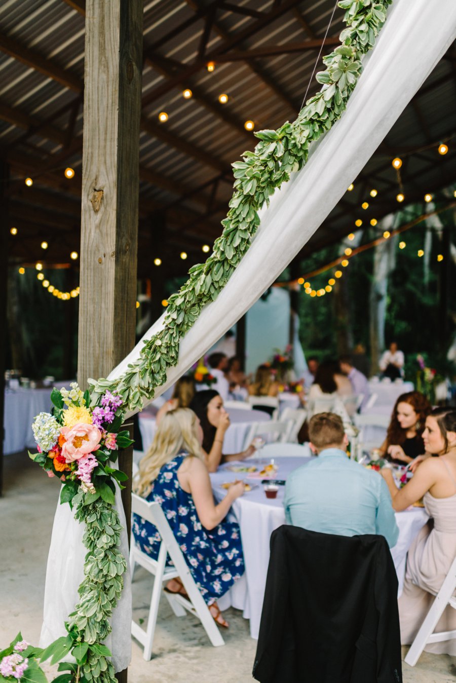 A Colorful Plantation Style Alabama Wedding via TheELD.com