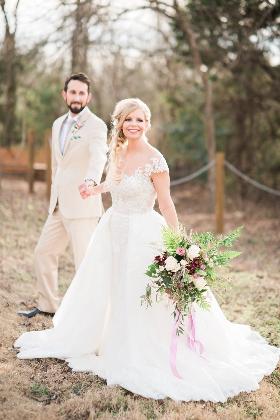 Lavender & Pink Whimsical Wedding Ideas via TheELD.com