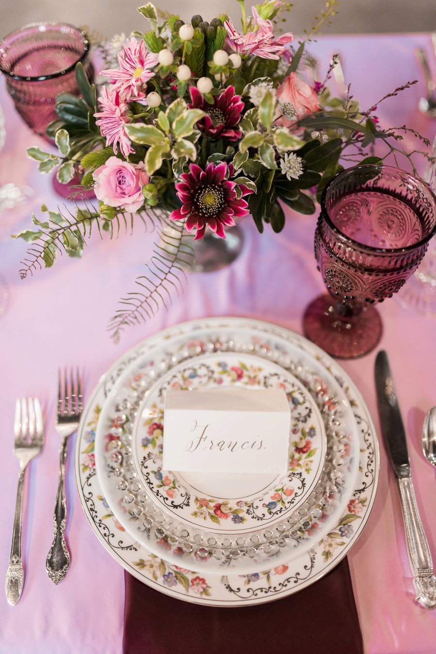 Lavender & Pink Whimsical Wedding Ideas via TheELD.com