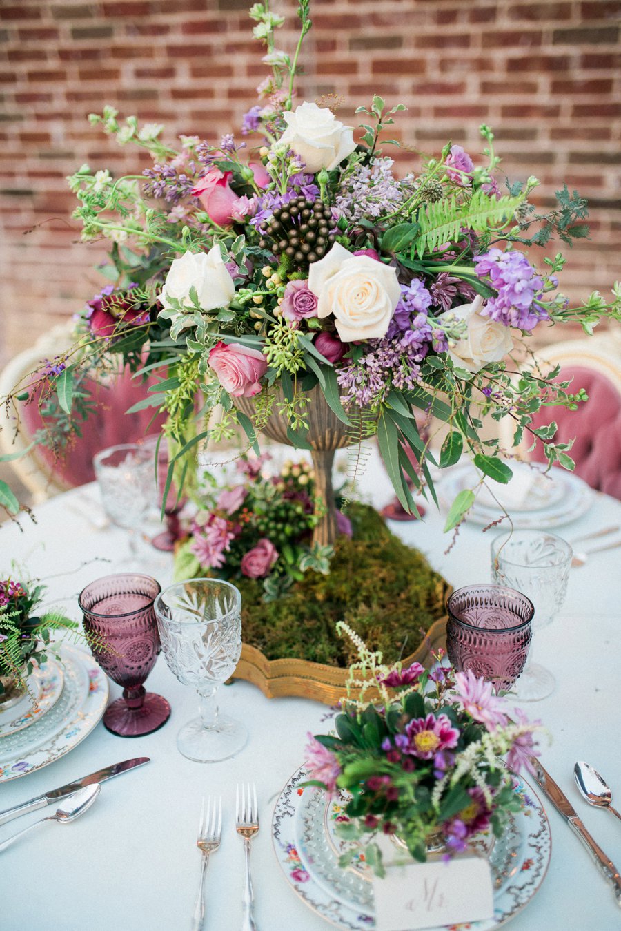 Lavender & Pink Whimsical Wedding Ideas via TheELD.com