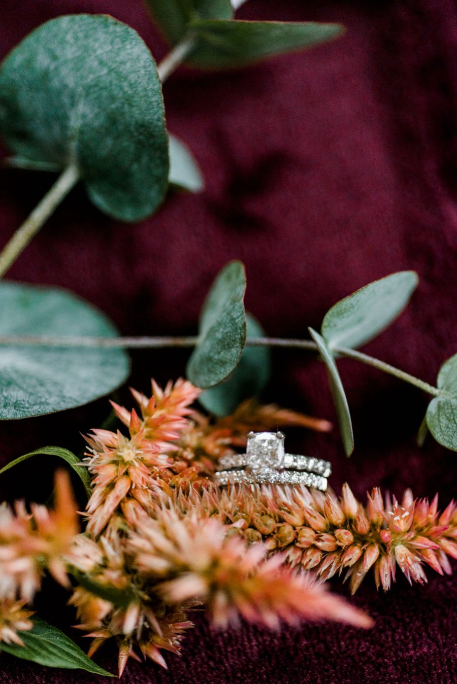 Berry, Navy, & Green Organic North Carolina Wedding via TheELD.com