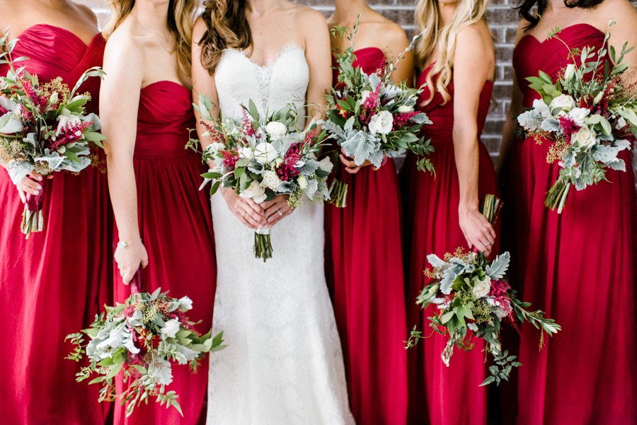 Berry, Navy, & Green Organic North Carolina Wedding via TheELD.com