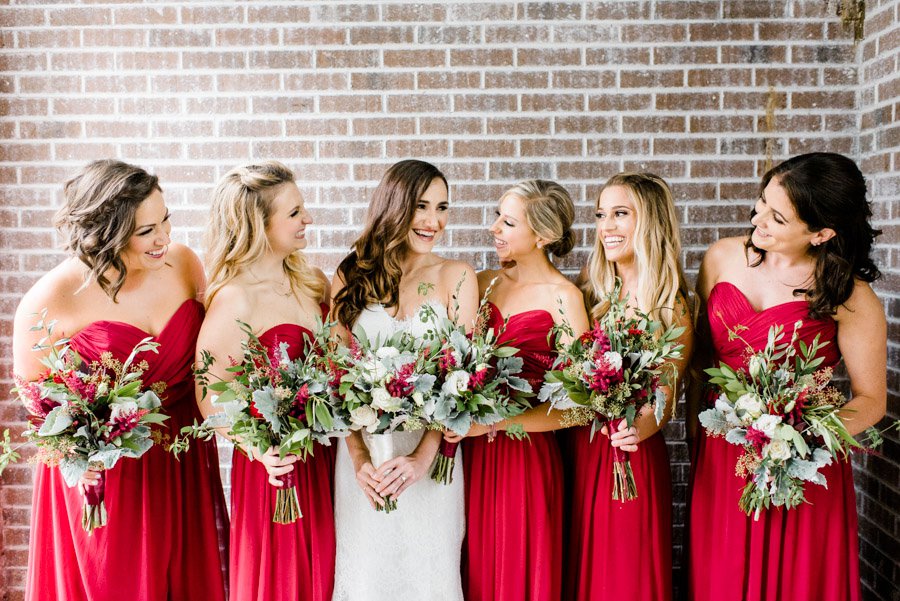 Berry, Navy, & Green Organic North Carolina Wedding via TheELD.com