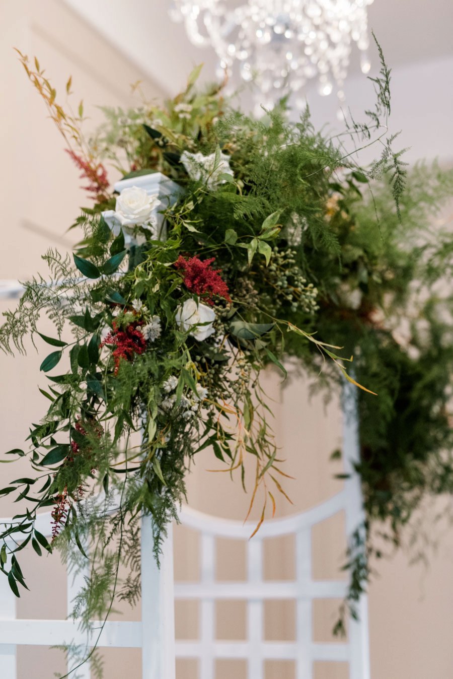 Berry, Navy, & Green Organic North Carolina Wedding via TheELD.com