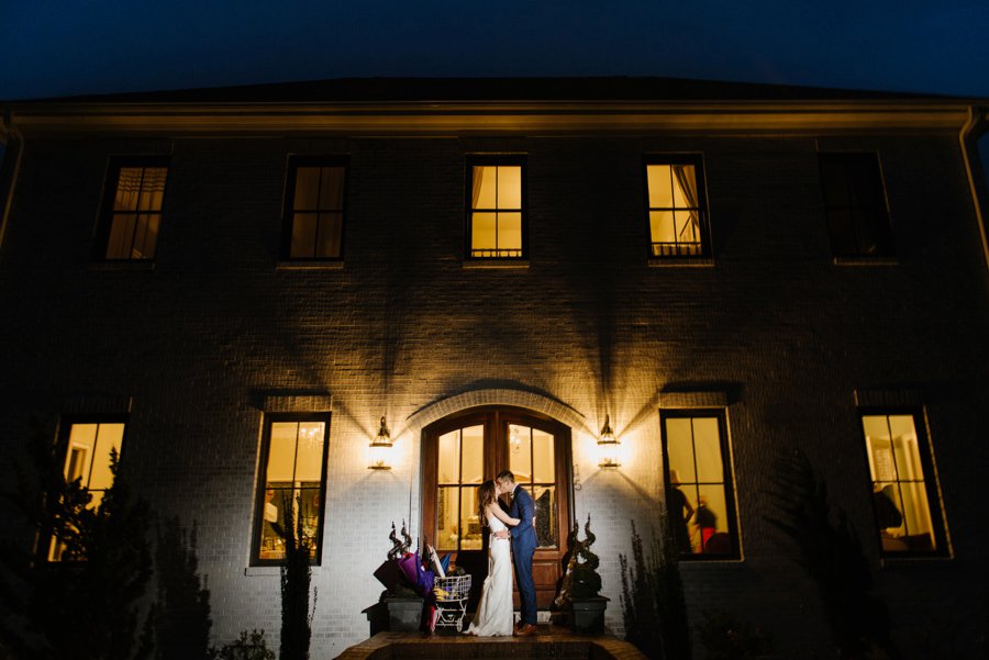 Berry, Navy, & Green Organic North Carolina Wedding via TheELD.com