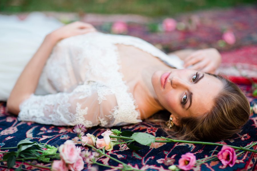 Bold Berry toned Vintage Inspired Wedding Ideas via TheELD.com