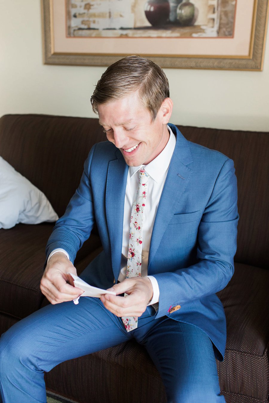 A Relaxed Bohemian Blush & Blue Maryland Wedding via TheELD.com