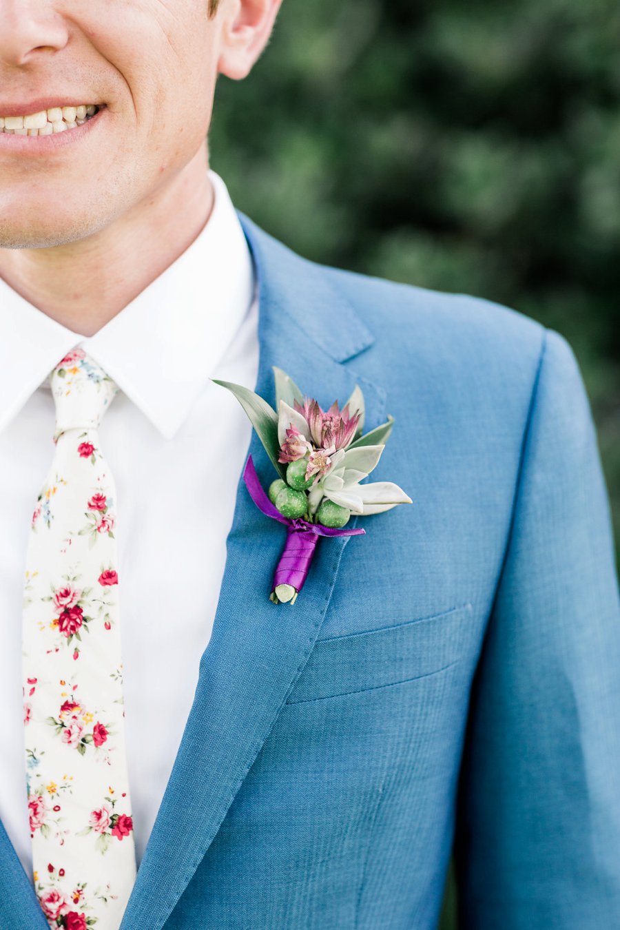 A Relaxed Bohemian Blush & Blue Maryland Wedding via TheELD.com