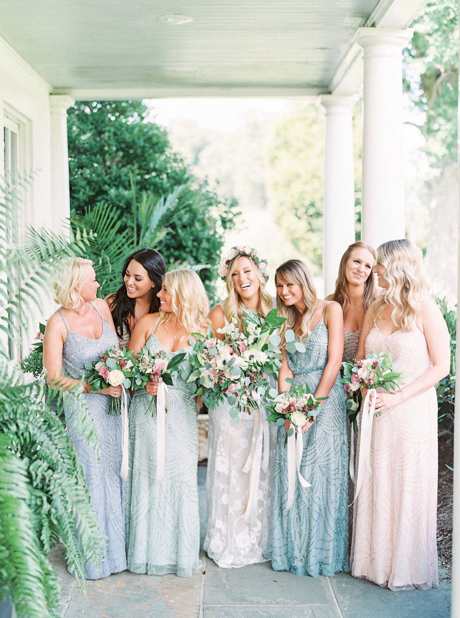 A Relaxed Bohemian Blush & Blue Maryland Wedding via TheELD.com