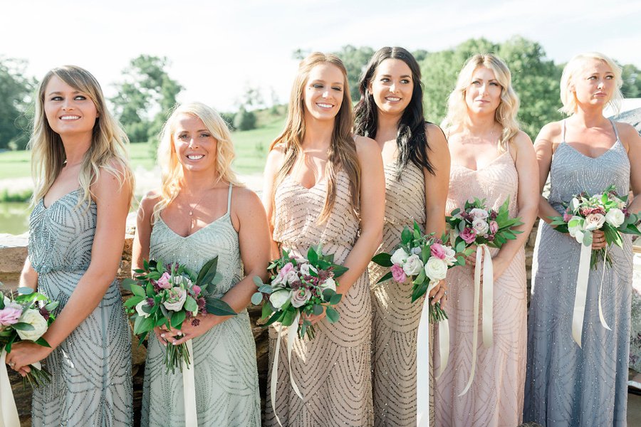 A Relaxed Bohemian Blush & Blue Maryland Wedding via TheELD.com