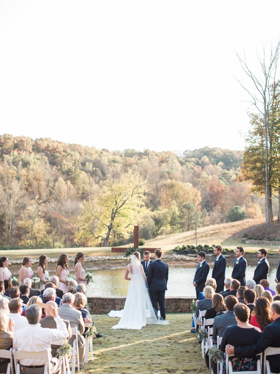 Classic Blush, White, & Greenery Georgia Wedding via TheELD.com