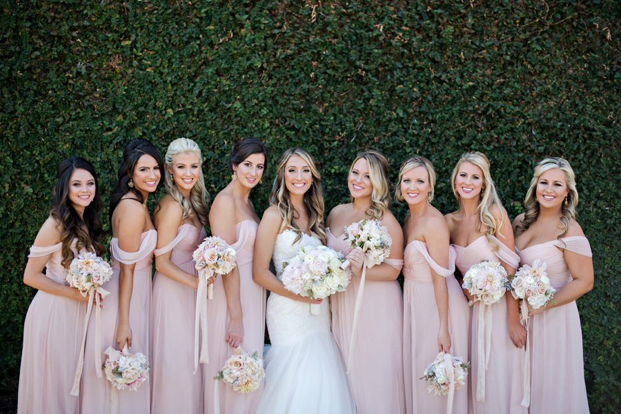 An Elegant White & Blush Rustic Florida Wedding via TheELD.com