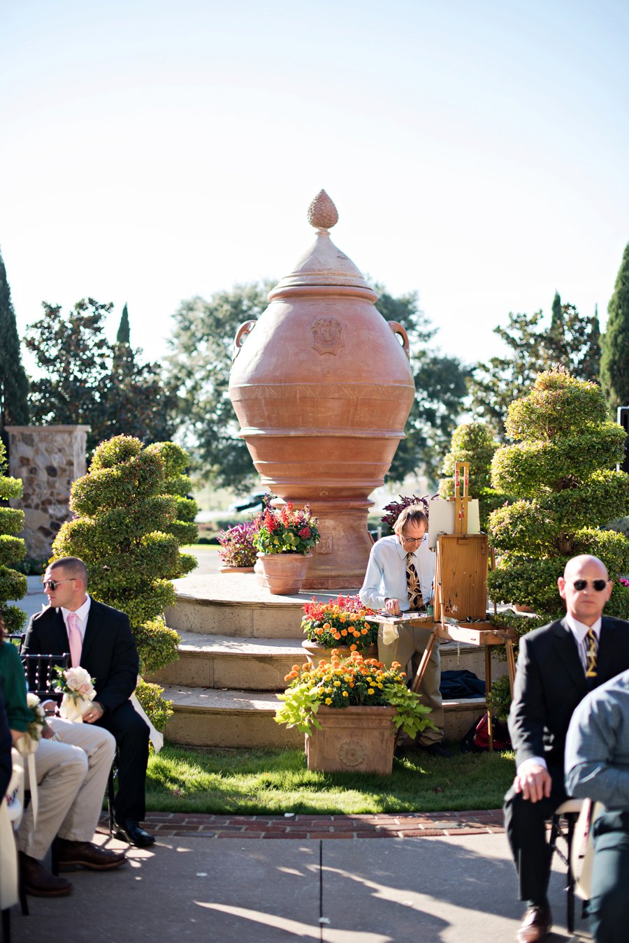 An Elegant White & Blush Rustic Florida Wedding via TheELD.com