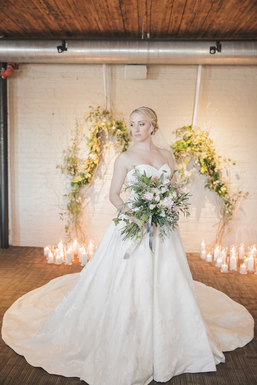 Romantic Organic & Green Illinois Industrial Wedding Ideas via TheELD.com