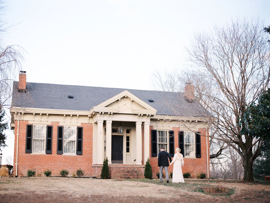 Organic Blush & Cranberry Private Estate Wedding Ideas via TheELD.com