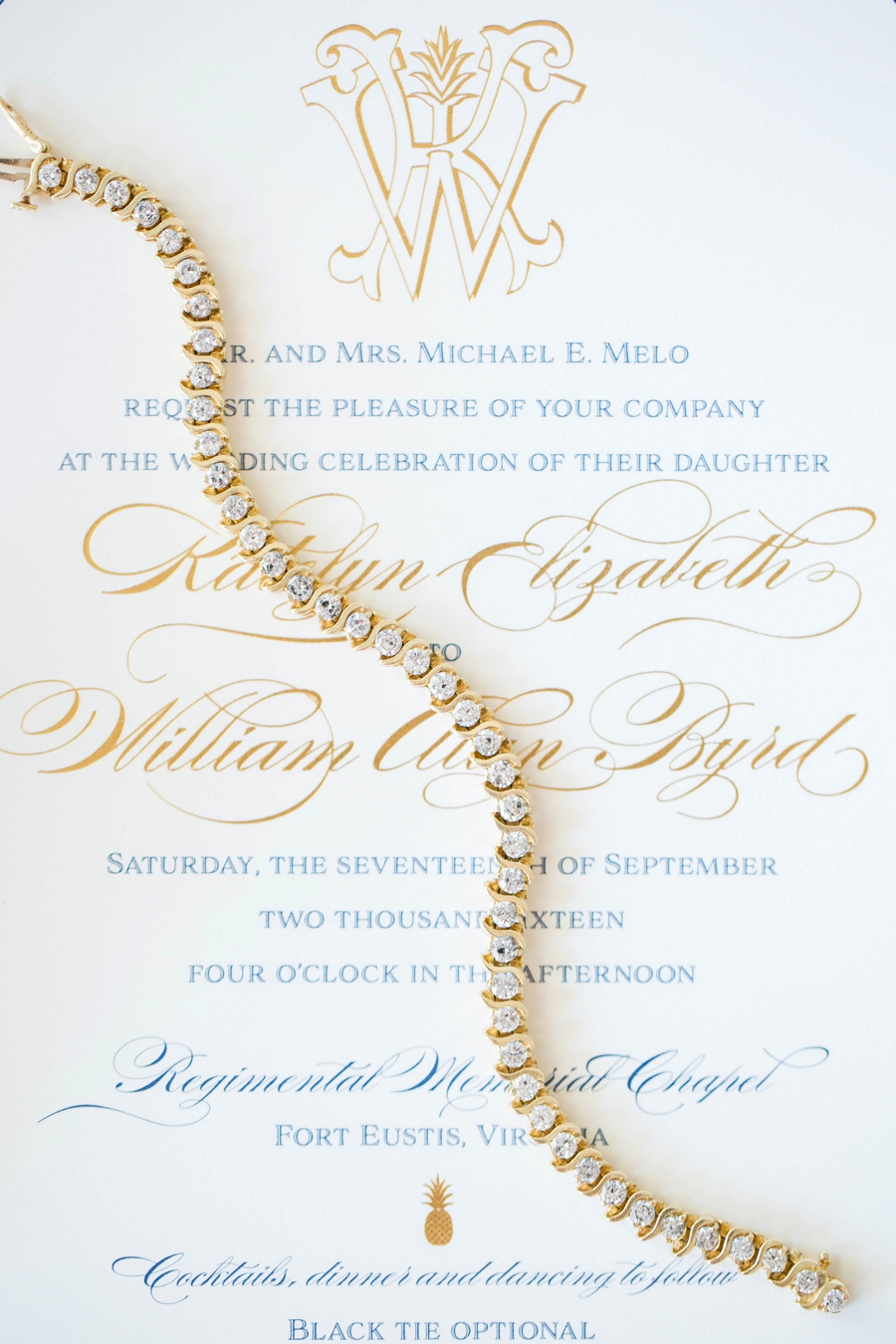Classic Southern Monogram Wedding Invitations via TheELD.com