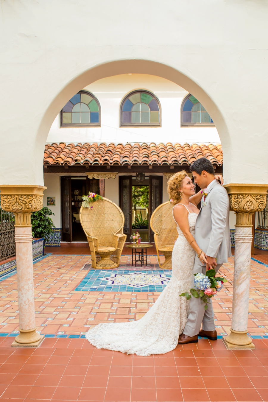 Colorful Moroccan Inspired Wedding Ideas via TheELD.com