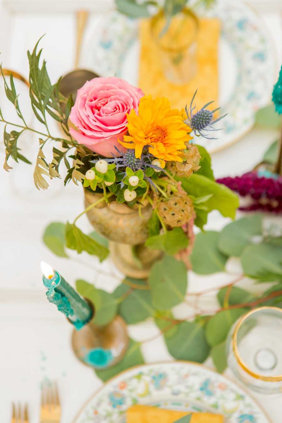 Colorful Moroccan Inspired Wedding Ideas via TheELD.com