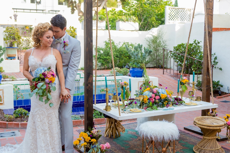 Colorful Moroccan Inspired Wedding Ideas via TheELD.com