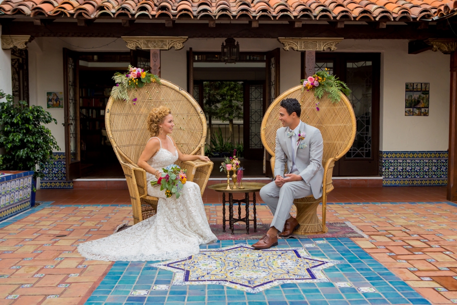 Colorful Moroccan Inspired Wedding Ideas via TheELD.com