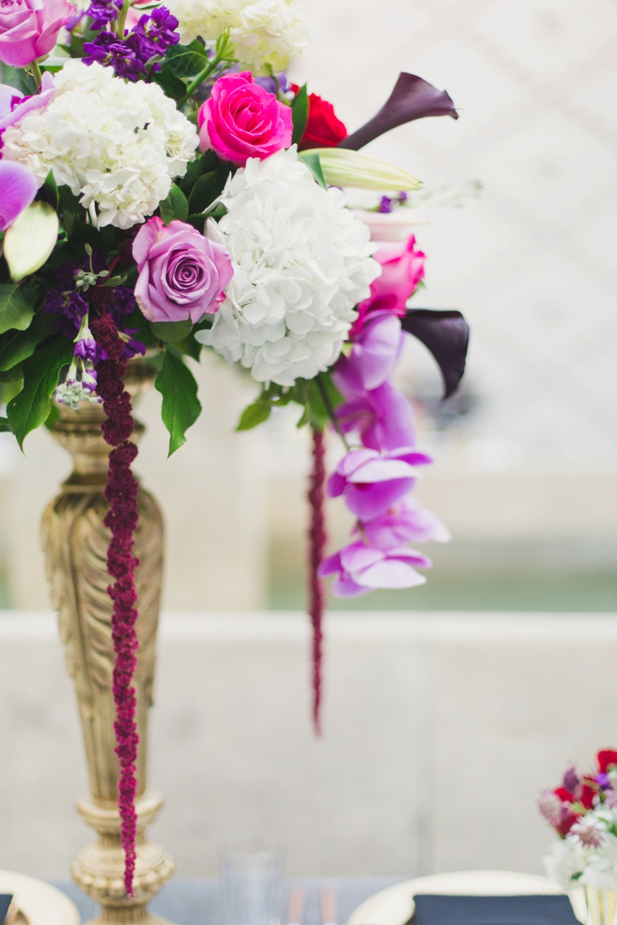 A Modern Elegant Purple Oxford Exchange Wedding via TheELD.com
