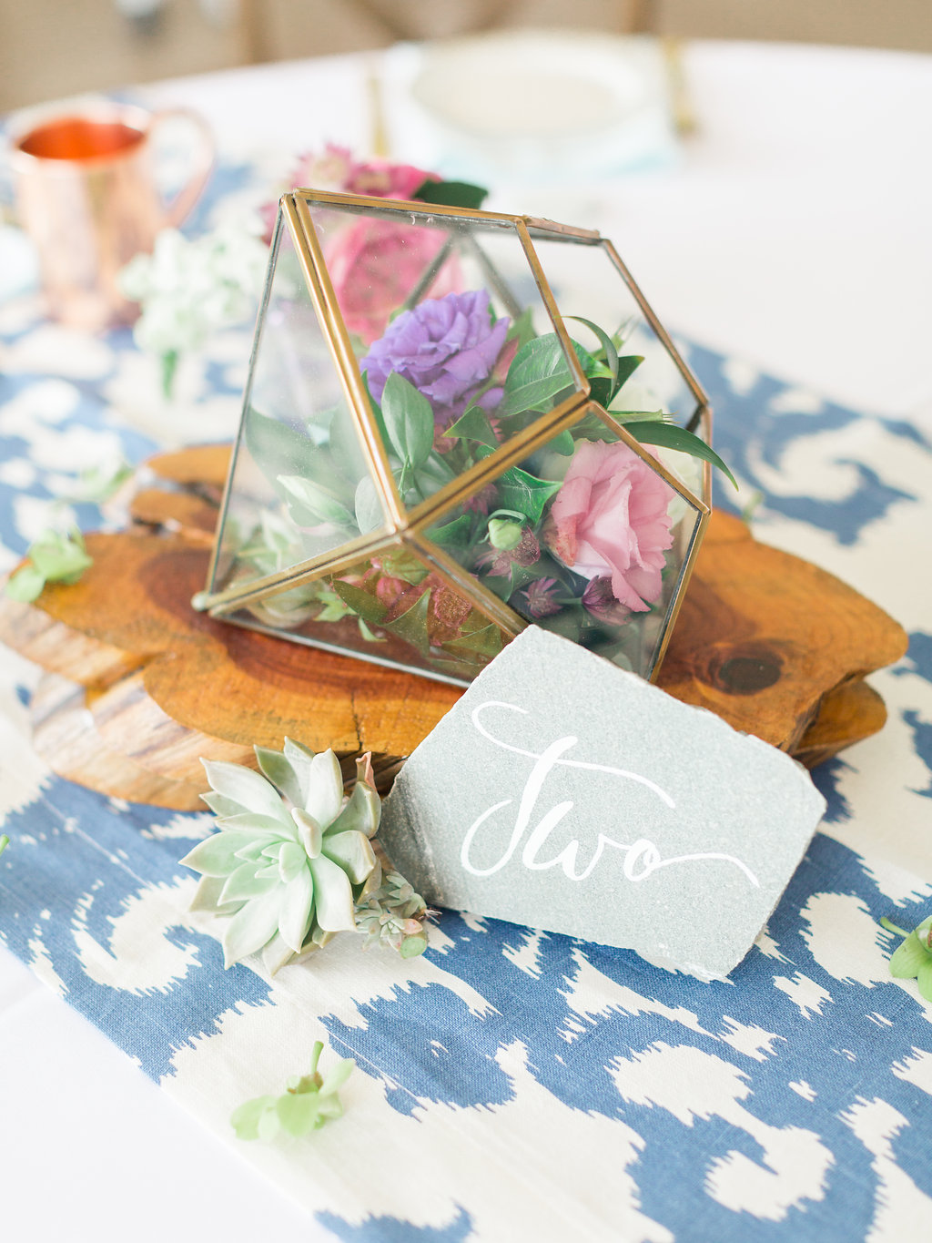 A Relaxed Bohemian Blush & Blue Maryland Wedding via TheELD.com