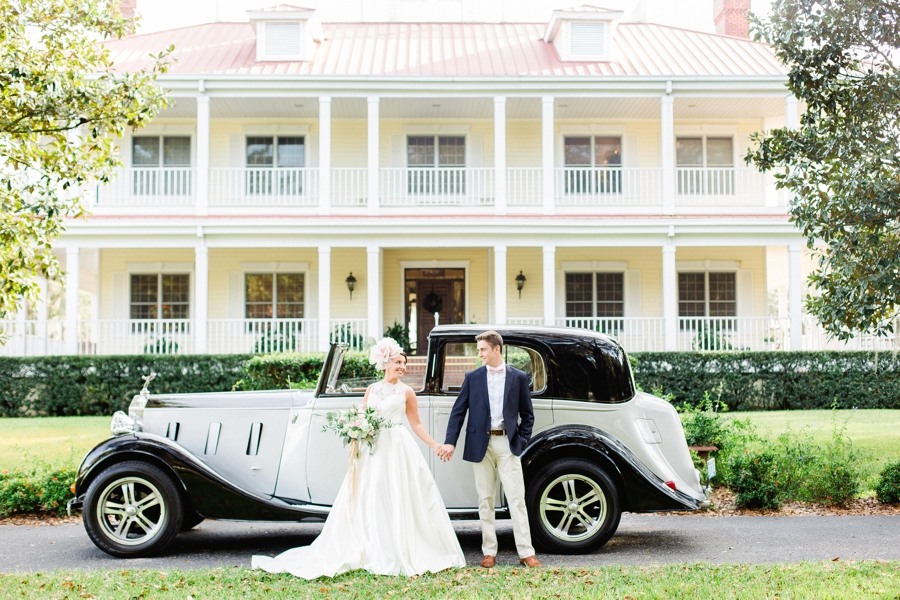 Romantic Blush & White Kentucky Derby Inspired Wedding Ideas via TheELD.com