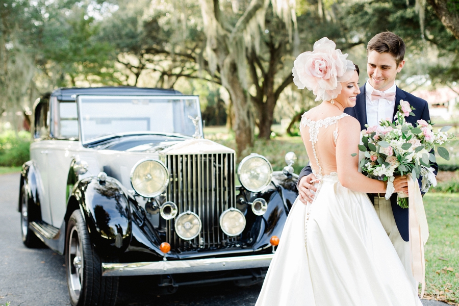 Romantic Blush & White Kentucky Derby Inspired Wedding Ideas via TheELD.com