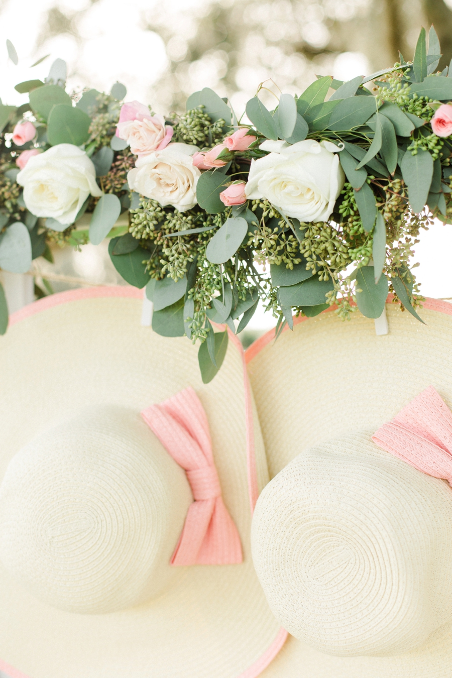 Romantic Blush & White Kentucky Derby Inspired Wedding Ideas via TheELD.com