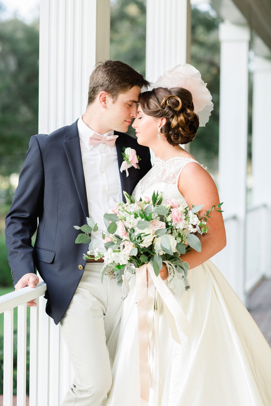 Romantic Blush & White Kentucky Derby Inspired Wedding Ideas via TheELD.com