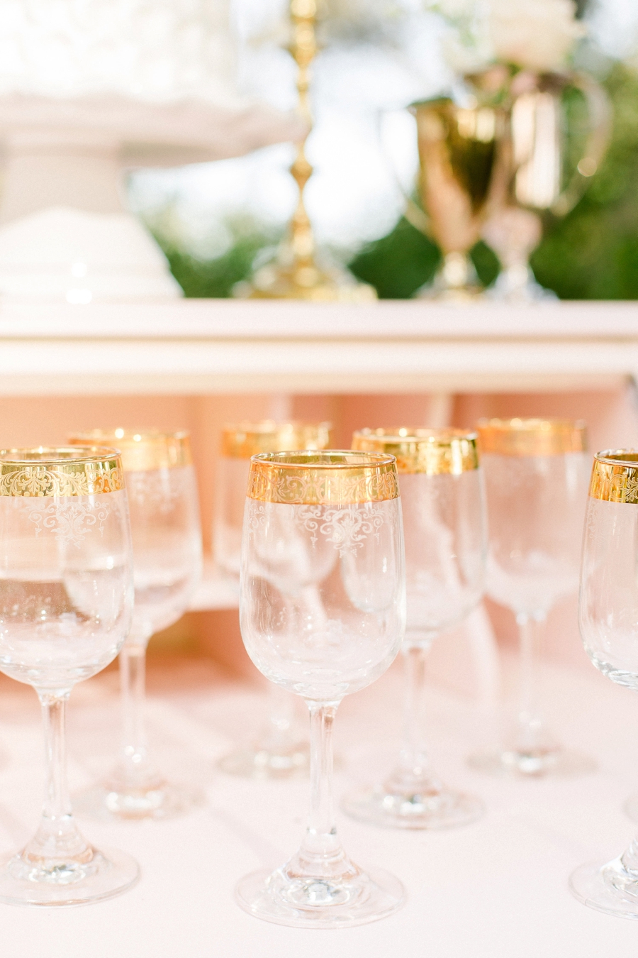 Romantic Blush & White Kentucky Derby Inspired Wedding Ideas via TheELD.com