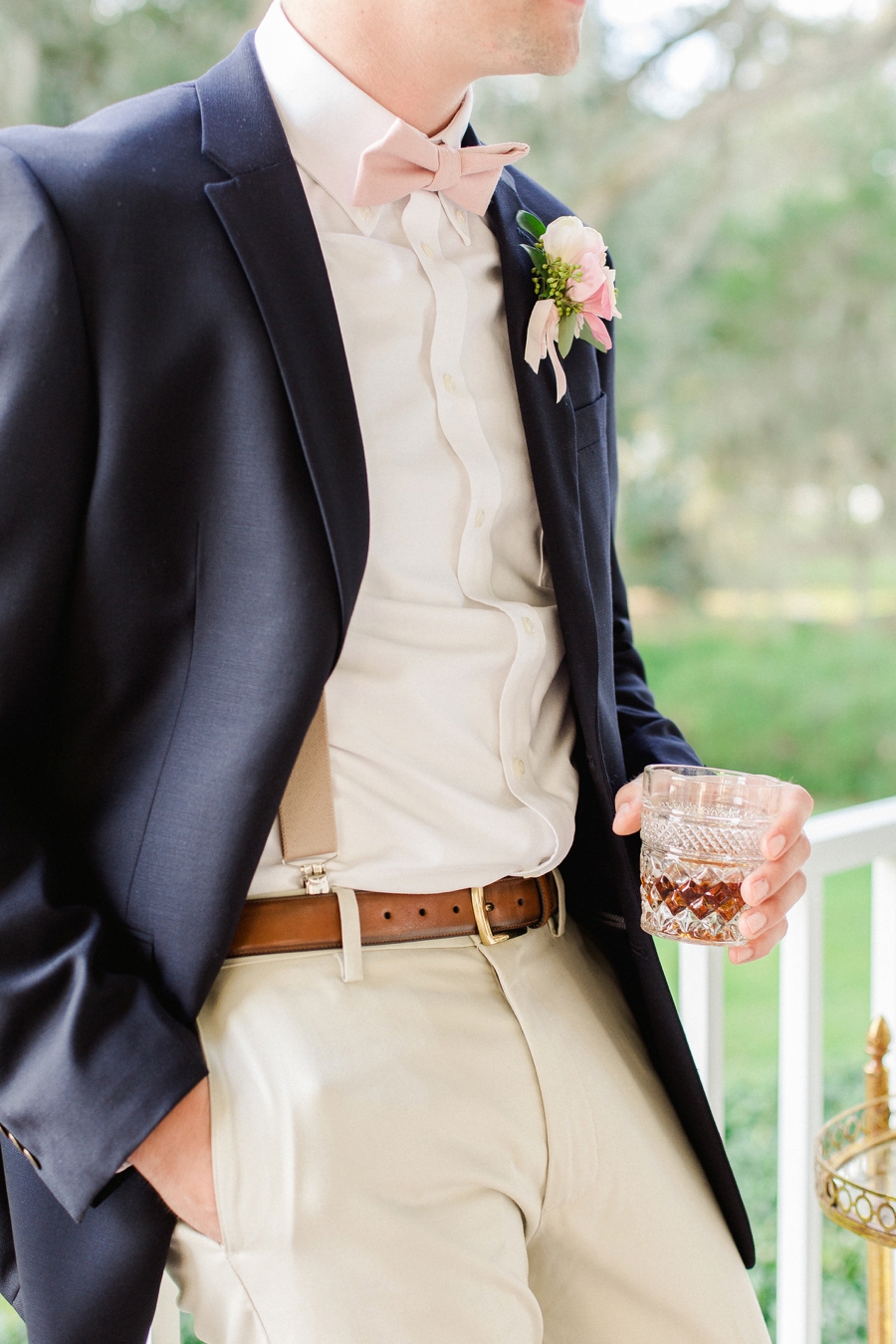 Romantic Blush & White Kentucky Derby Inspired Wedding Ideas via TheELD.com