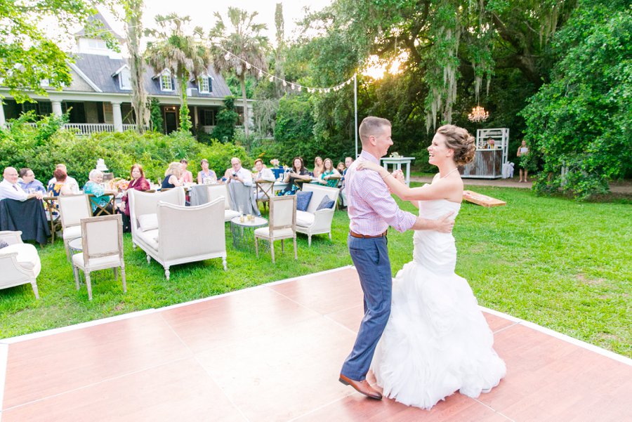 A Pink, Orange, & White Intimate Charleston Destination Wedding via TheELD.com