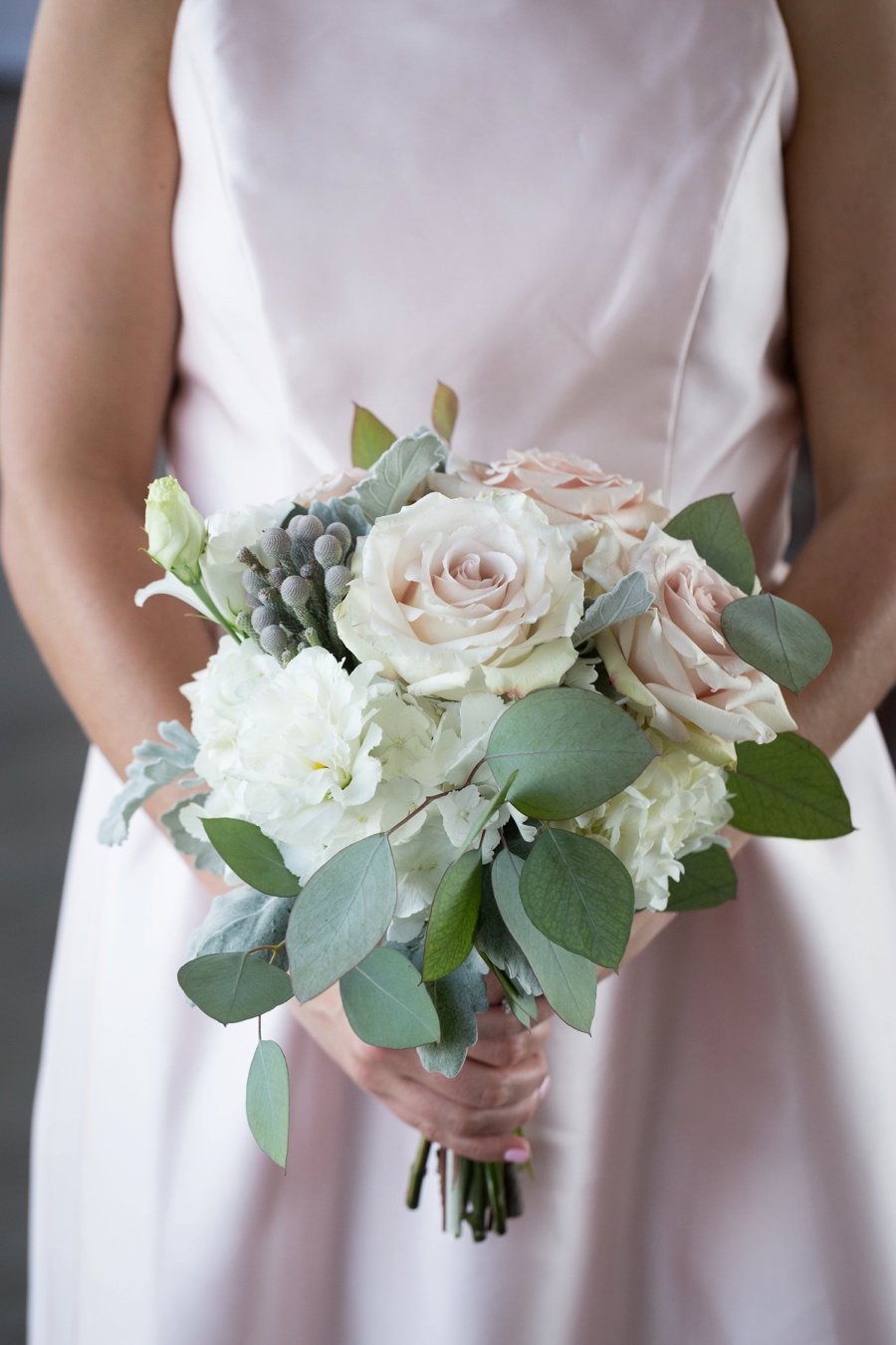 An Organic Blush, White, & Green North Carolina Wedding via TheELD.com