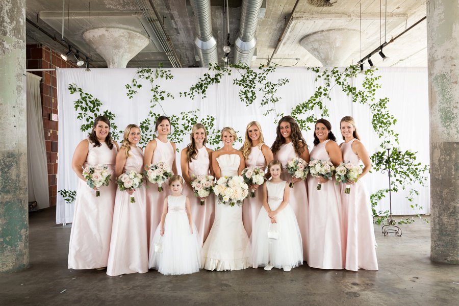 An Organic Blush, White, & Green North Carolina Wedding via TheELD.com