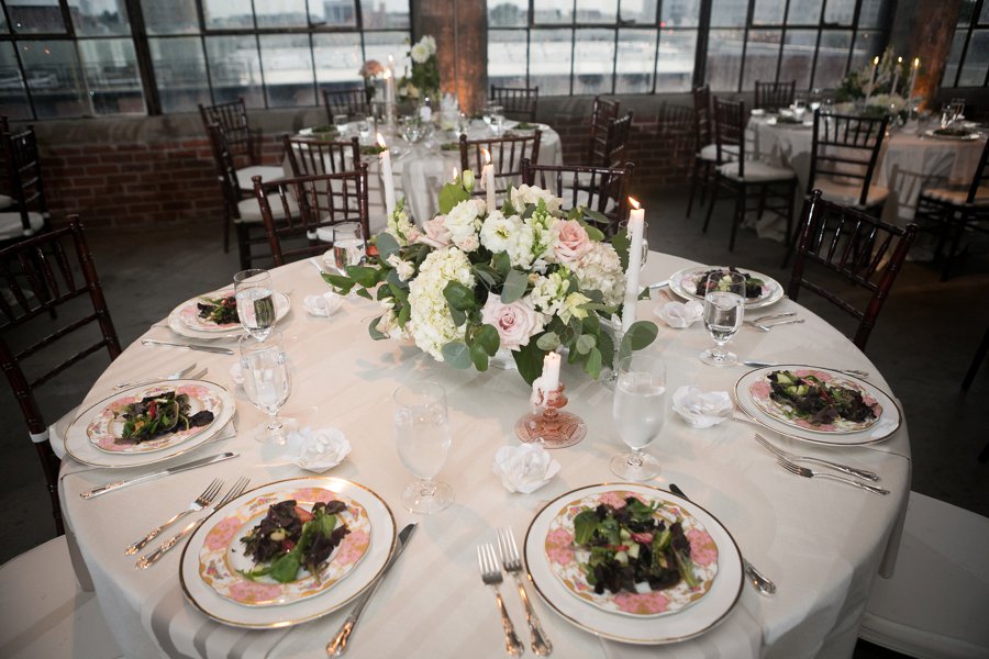 An Organic Blush, White, & Green North Carolina Wedding via TheELD.com