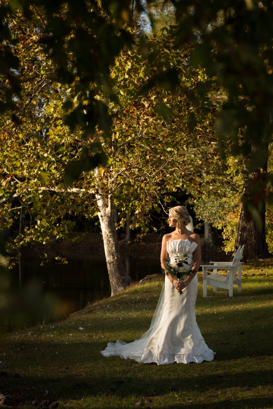 An Organic Blush, White, & Green North Carolina Wedding via TheELD.com