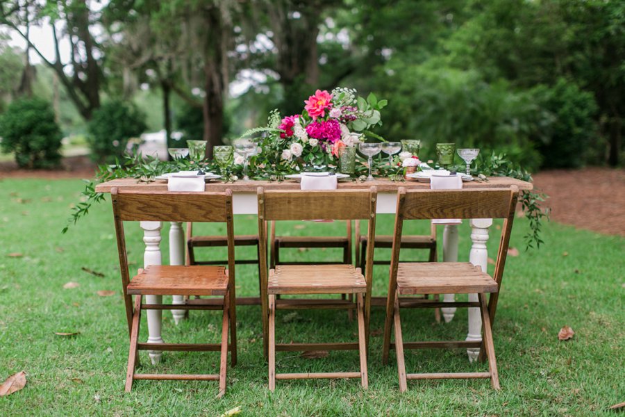 Pink Rustic Garden Inspired Wedding Ideas via TheELD.com