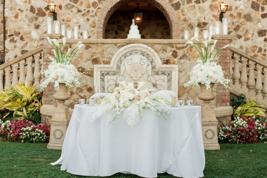 An Elegant White & Silver Central Florida Wedding via TheELD.com